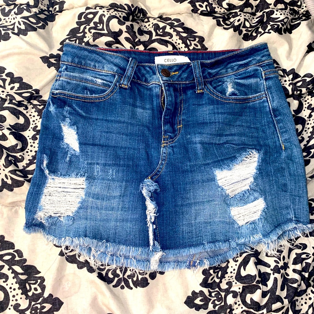 Cello Jean Skirt